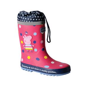 Peppa Pig Kinder/kinderen splash polka dot wellington laarzen