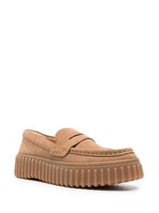 Clarks Torhill Penny flatform loafers - Bruin