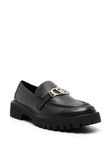 LIU JO Cora 01 leather loafers - Zwart