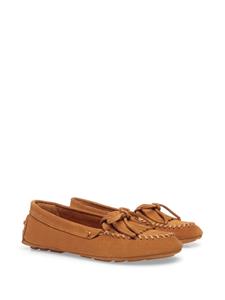 Bally tassel-detail leather loafers - Bruin