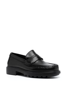 Ferragamo leather oxford shoes - NERO