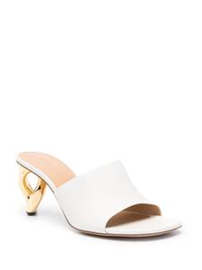 JW Anderson 65mm leather mules - Wit