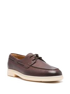 Church's leather boat shoes - Bruin