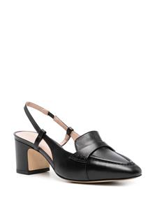 Scarosso Bianca 60mm leren pumps - Zwart