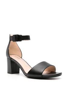 Clarks Deva Mae 65mm leather sandals - Zwart
