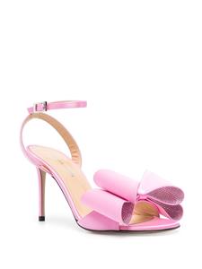 MACH & MACH 95mm bow-satin sandals - Roze