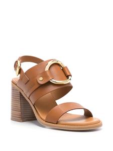 See by Chloé Hana 80mm leather sandals - Bruin