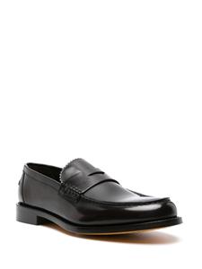 Doucal's high-shine leather loafers - Bruin