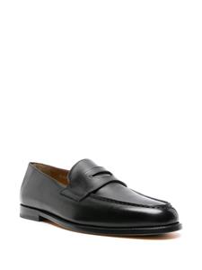 Doucal's high-shine leather loafers - Zwart