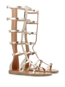 Ancient Greek Sandals Rhea leather sandals - Beige