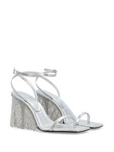 Kate Cate Kate 90 chainmail sandals - Zilver
