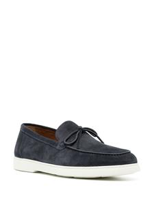 Doucal's lace-up suede loafers - Blauw