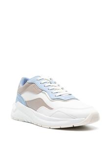 BOSS colour-block panelled sneakers - Blauw