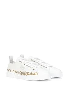 Dolce & Gabbana Sneakers met logoprint - Wit