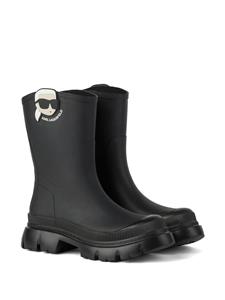 Karl Lagerfeld Trekka rain boots - Zwart
