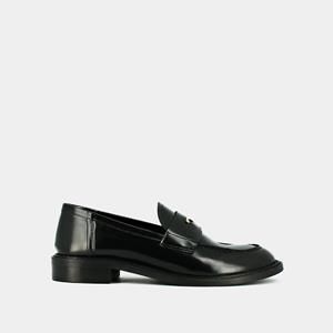 JONAK Loafers in leer Dash, zilverkleurig detail