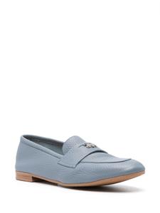 Casadei Antilope leather loafers - Blauw
