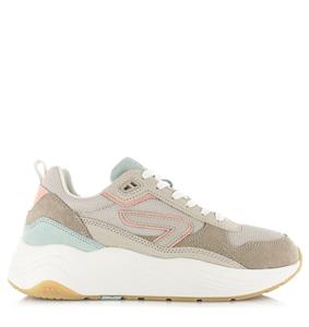 Hub  Glide bone/peach/gum lage sneakers dames