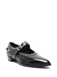 Bally Gerwin studded leather loafers - Zwart