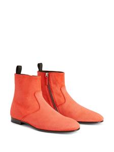 Giuseppe Zanotti Ron suede ankle boots - Rood