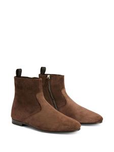 Giuseppe Zanotti Ron panelled suede ankle boots - Bruin