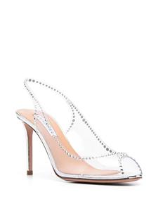 Aquazzura Ray of Light slingback pumps - Zilver