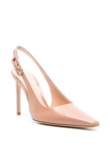 Gianvito Rossi Lindsay 95mm leather pumps - Roze