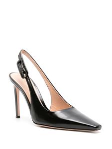 Gianvito Rossi Lindsay 95mm leather pumps - Zwart