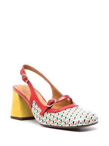 Chie Mihara Sunami 65mm leather pumps - Rood