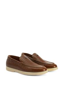 Giuseppe Zanotti The Maui leather loafers - Bruin