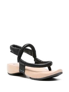 Trippen Hardwire leather sandals - Zwart
