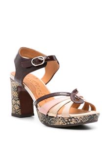 Chie Mihara Kelati 85mm leather sandals - Bruin