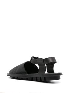 Trippen buckle-fastening leather sandals - Zwart