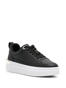 Tommy Hilfiger Lux Court leather sneakers - Zwart
