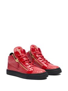 Giuseppe Zanotti Kriss leather sneakers - Rood