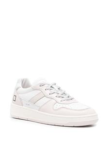 D.A.T.E. Court 2.0 leather-panelled sneakers - Wit