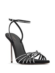 Le Silla Bella Duchess sandalen verfraaid met kristallen - Zwart