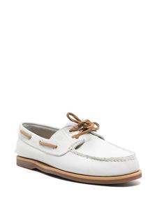 Timberland Classic leather boat shoes - Wit