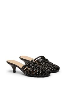 Marsèll braided leather mules - Zwart