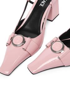 Versace Miss Buckle 70 mm leren pumps - Roze