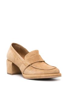 Moma Oliver Water suede pumps - Bruin
