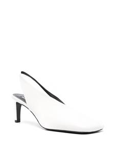 Jil Sander Leren pumps - Wit