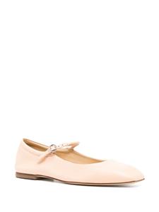 Aeyde Uma square-toe ballerina shoes - Roze