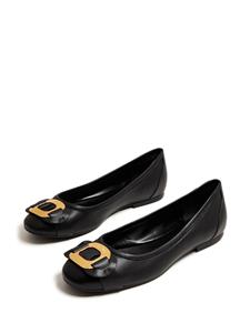 See by Chloé leather ballerina shoes - Zwart