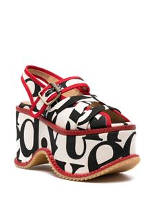 Vivienne Westwood Northern sandalen met plateauzool - Wit
