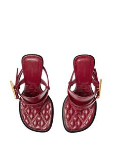 Burberry Bay leather sandals - Rood