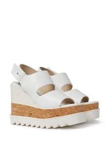 Stella McCartney Sneak-Elyse sandalen met plateauzool - Wit