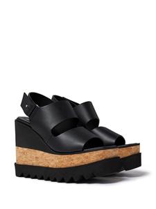 Stella McCartney Sneak-Elyse sandalen met plateauzool - Zwart