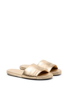 Marsèll Spanciata metallic-leather sandals - Goud