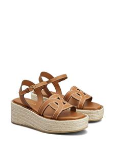 Tod's Kate espadrilles met plateauzool - Bruin